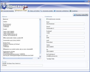 Homepage erstellen Tool Homepage erstellen Tool